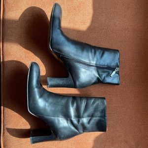 Ann Taylor Black Leather boots